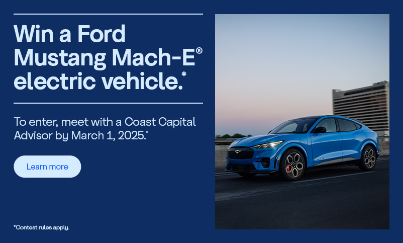 Win a Ford Mustang Mach-E electric vehicle